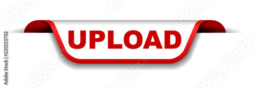 red and white banner upload