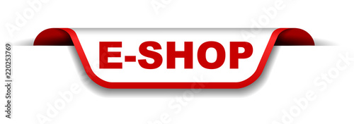 red and white banner eshop