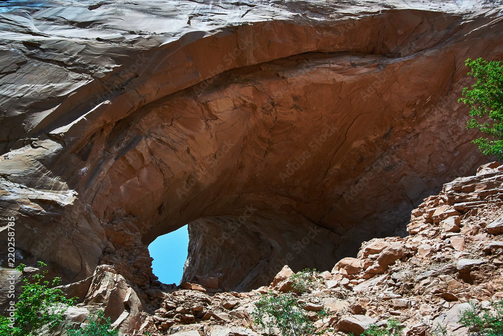 Jacob Hamblin Natural Arch in Coyote Gulch, Escalante and Glen Canyon National Monuments 