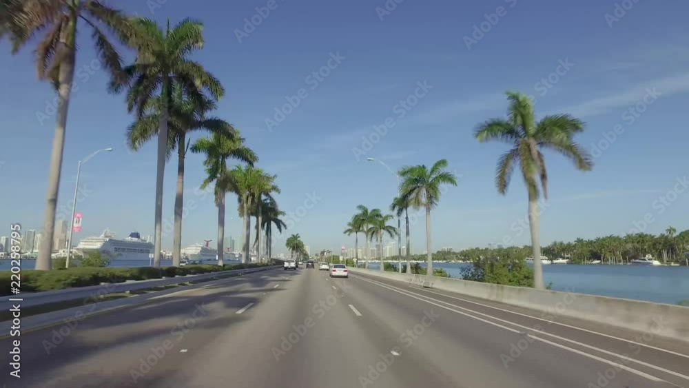 Driving in Miami Beach Driving in Miami Beach