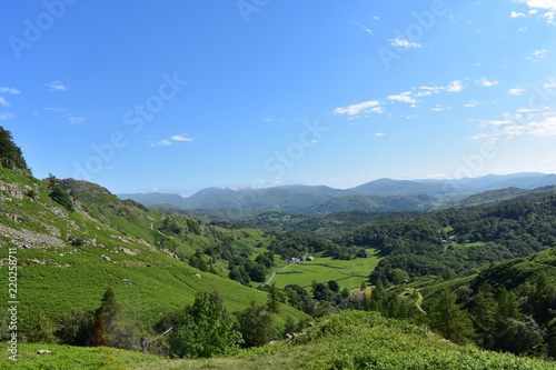 In a valley in the Lake District