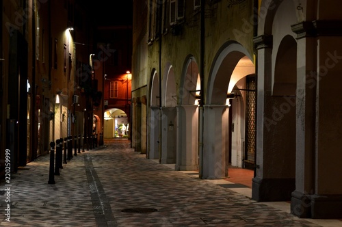 streets of Italy, at night
