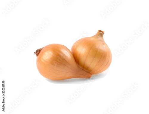 onion vegetable isolated on white background