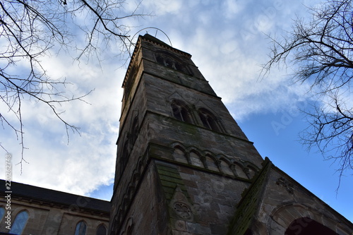 Church tower in Glasgow