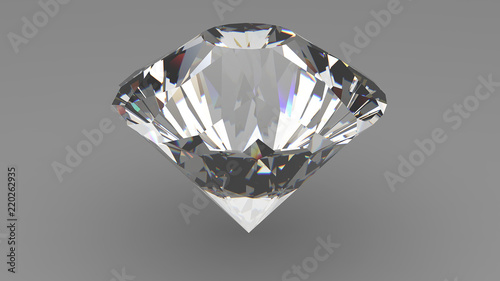 3D diamond render