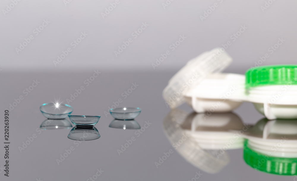 Contact Lens With Plastic Case 6 Contact Lens With Plastic Case 6
