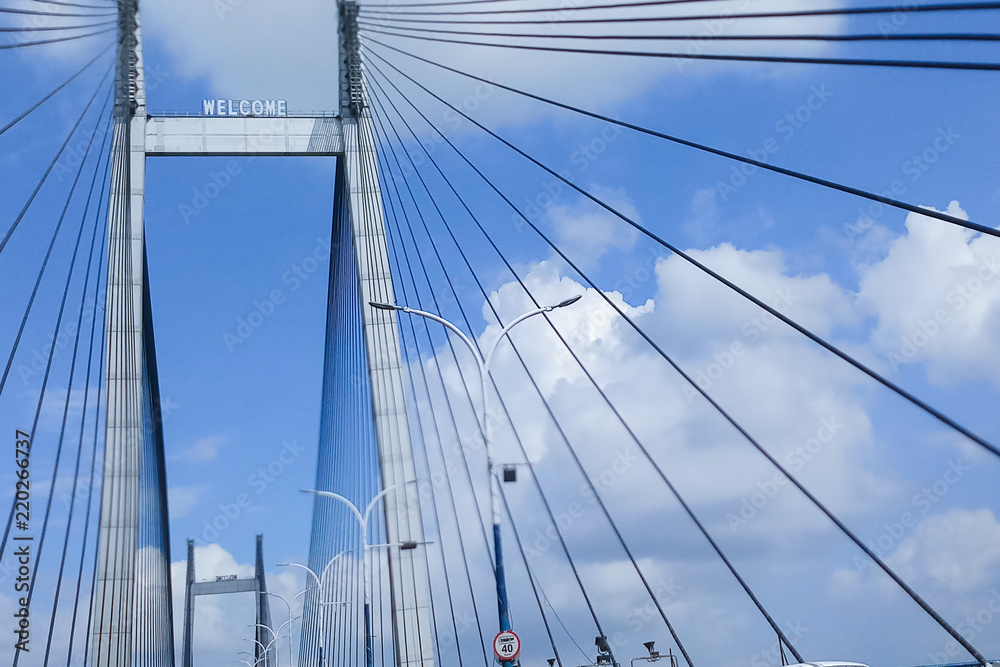 Vidyasagar Setu, longest cable - stayed bridge in India Vidyasagar Setu, longest cable - stayed bridge in India