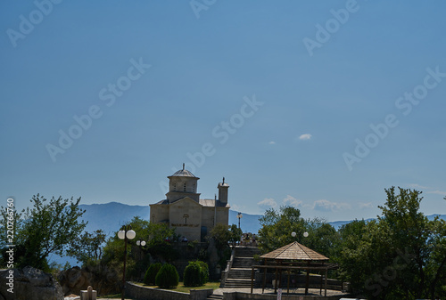 Orthodox church auf Berg in Montenegro