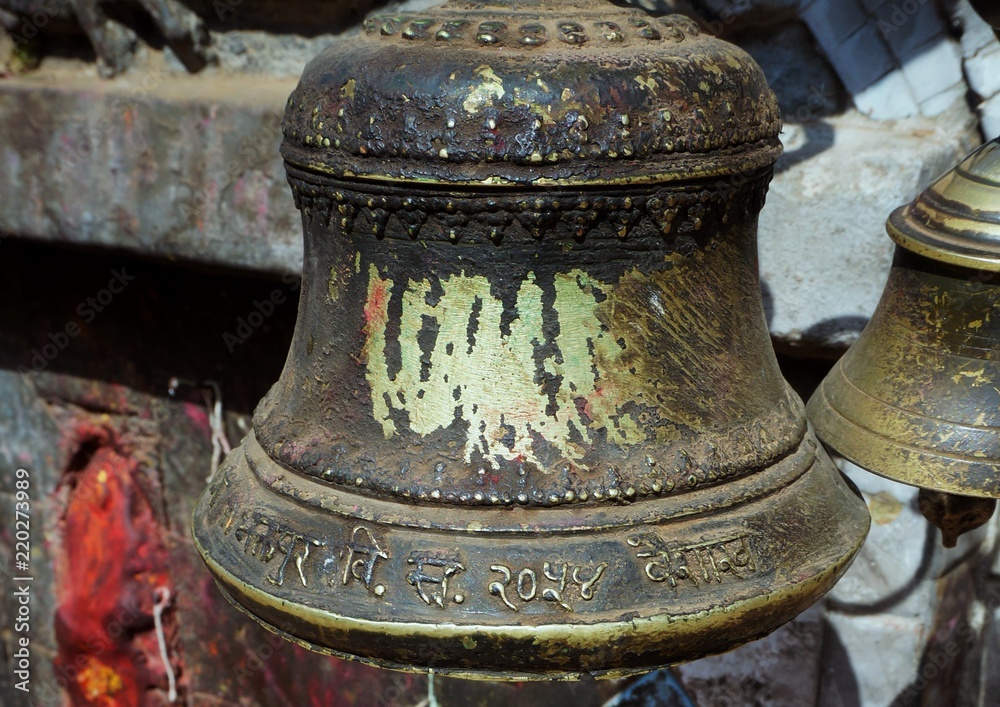 Fototapeta premium Beuatiul religious bells in Nepal