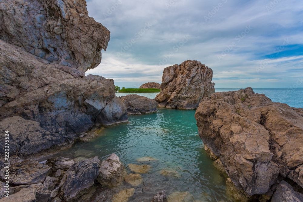 lake with beautiful rocks lake with beautiful rocks
