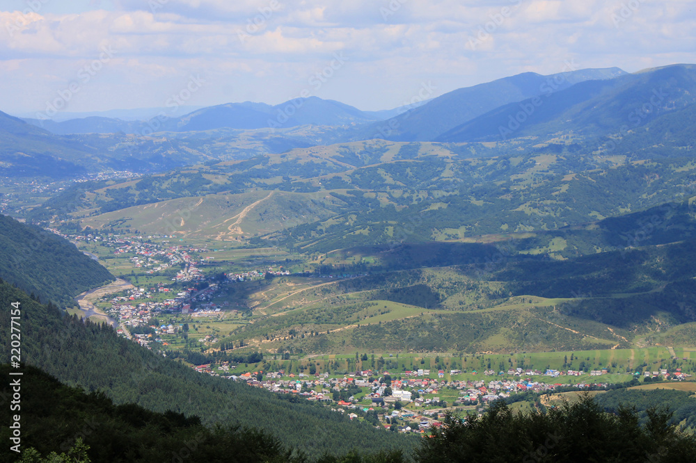 Mountain valleys Krasna Mountain valleys Krasna