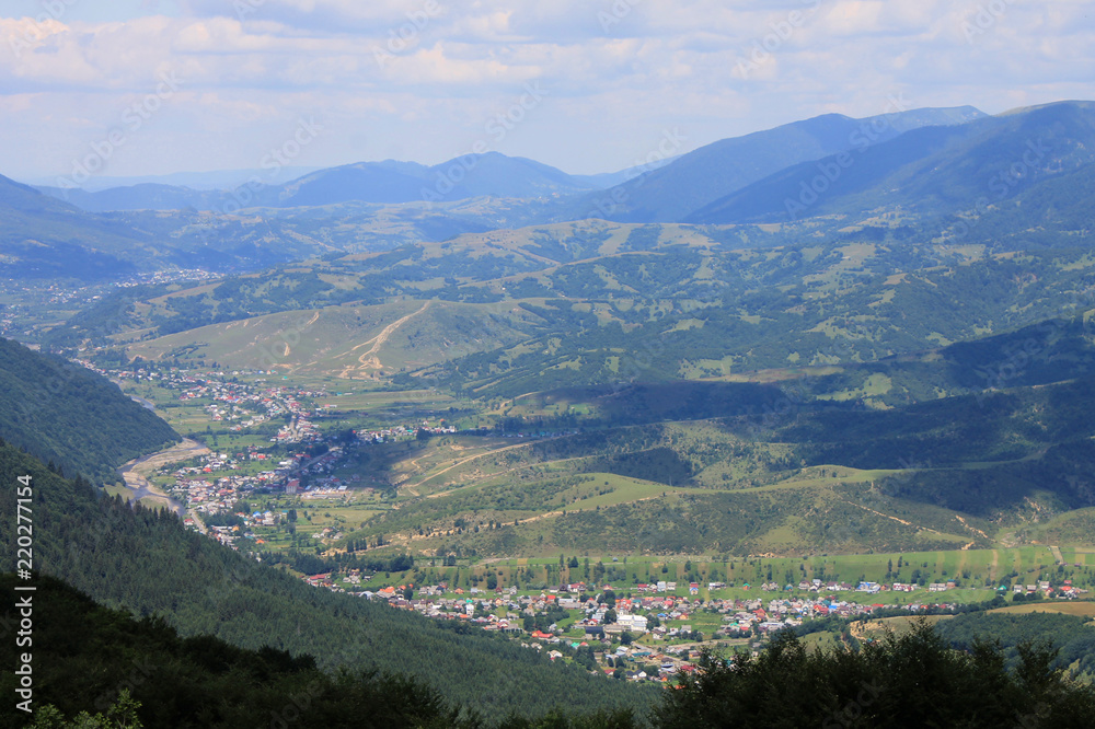 Mountain valleys Krasna