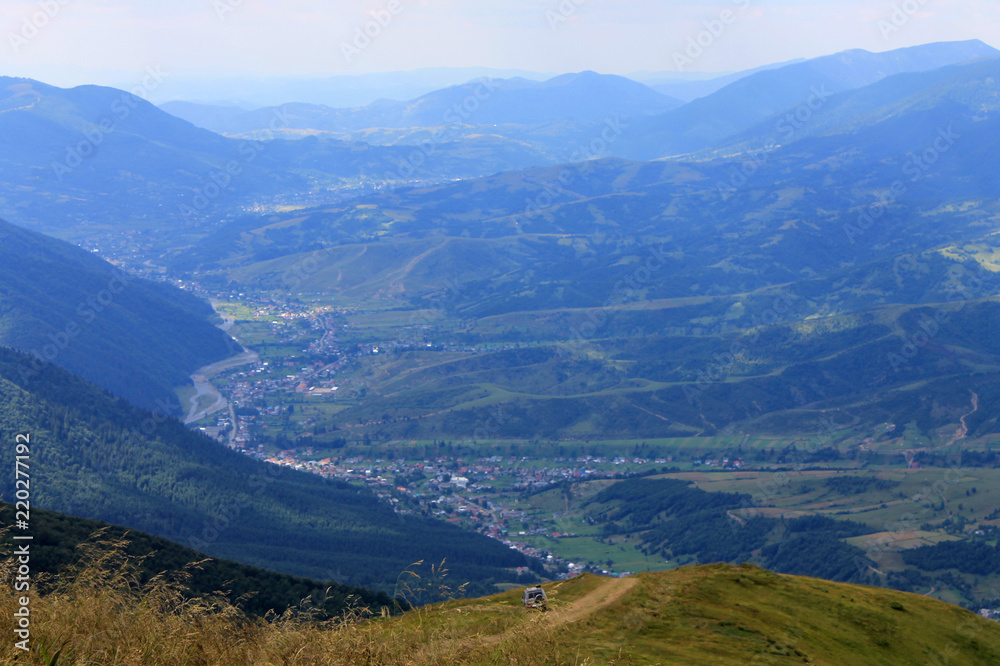 Naklejka premium Mountain valleys Krasna