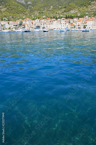 Beautiful Komiza town on Vis island, Croatia