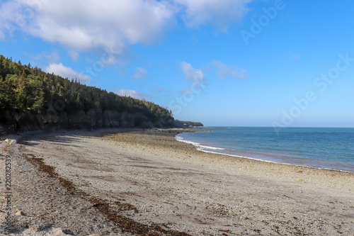 Shoreline in Great Breton  Nova Scotia