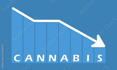 Cannabis - decreasing graph