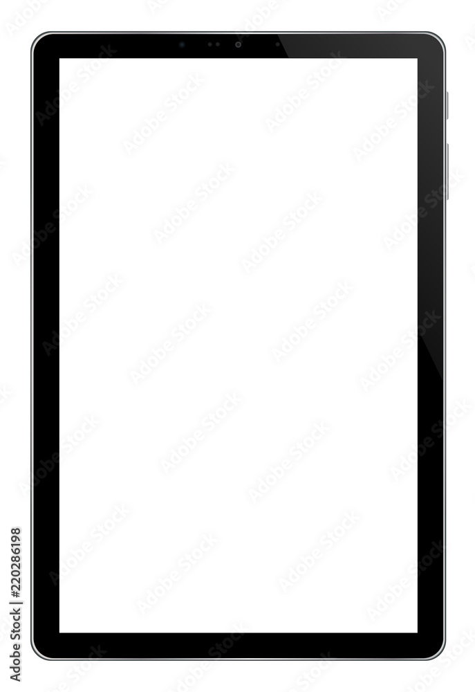 Modern Tablet PC Computer Isolated on white Background vector eps 10 Modern Tablet PC Computer Isolated on white Background vector eps 10