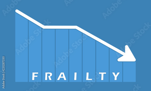 Frailty - decreasing graph photo
