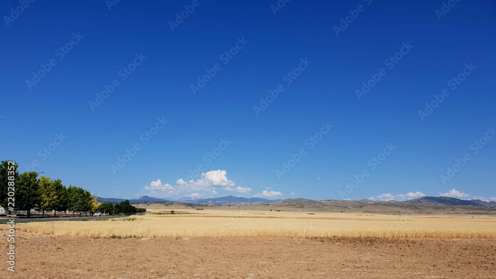 View of Mountains with Clouds 