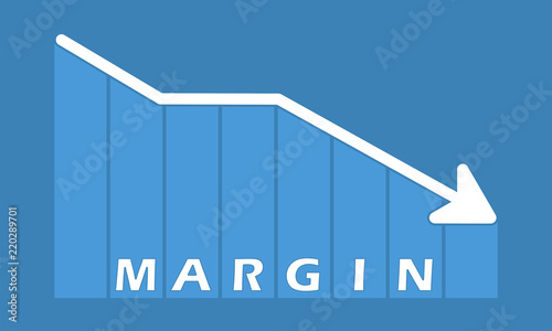 Margin - decreasing graph