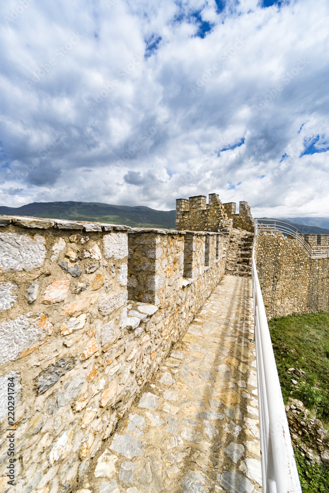 Samuel’s Fortress, Ohrid, Macedonia, vertical