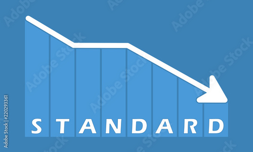 Standard - decreasing graph