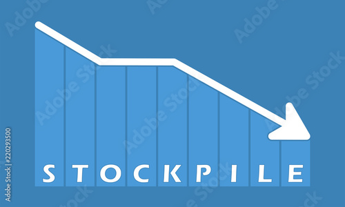 Stockpile - decreasing graph