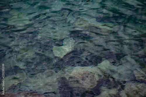 Look inside a lake, clear water, sunny, austria