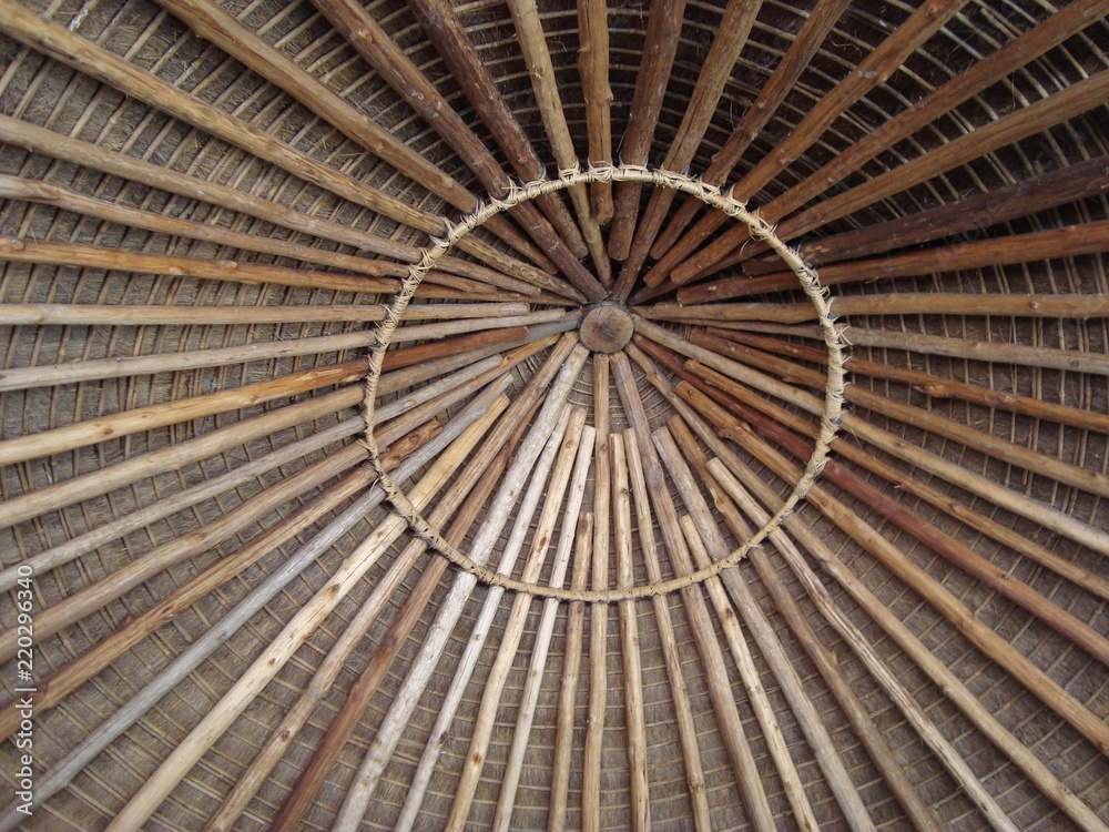 woven ceiling