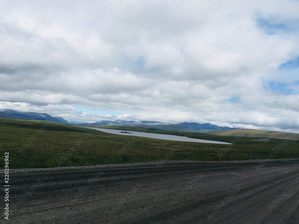 Fototapeta premium Lake and mountain