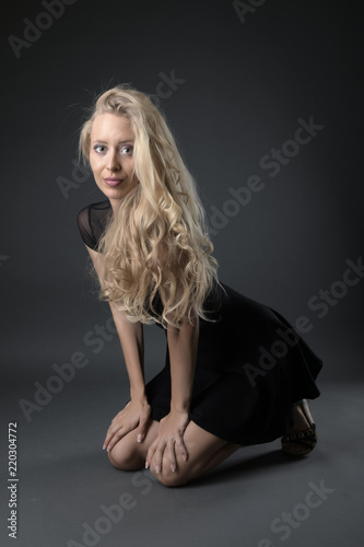 sexy beautiful woman. Studio portrait