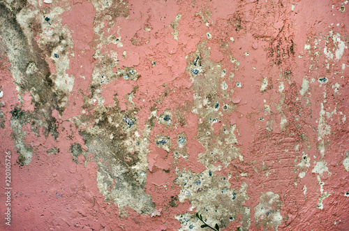 old peeling wall