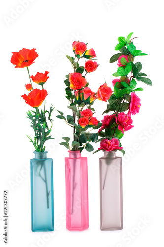 Fototapeta Naklejka Na Ścianę i Meble -  Flowers in vases