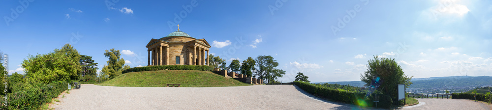 famous grave chapel stuttgart germany high definition panorama