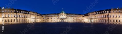 new castle stuttgart germany in the evening high definition panorama © Tobias Arhelger