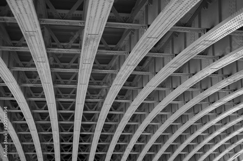 A black and white photograph under a bridge in Tel Aviv, Black and white photography, Paris black and white, Israel black and white, large bridge, photography under a large bridge, photo for printing