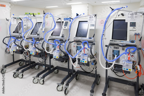 Intensive Care Unit equipment in storage