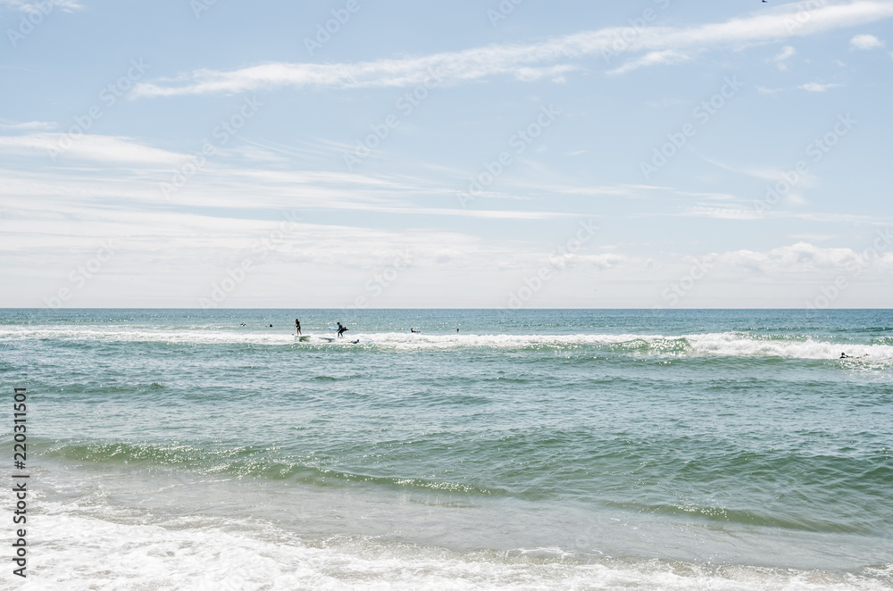 Surfers on Cisco Beach