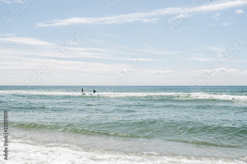Surfers on Cisco Beach