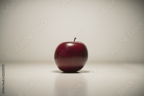Rosh Hashanah, Apple with Honey, Red apple, apple on a white background, big apple, the apple does not fall far from the tree, beautiful apple, red apple