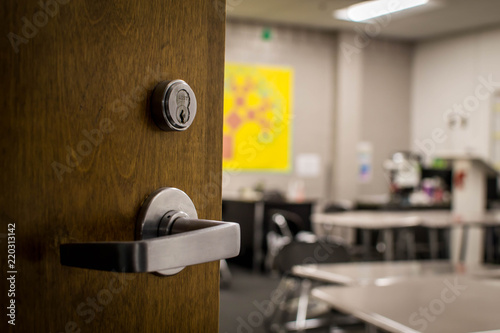 Opening to classroom