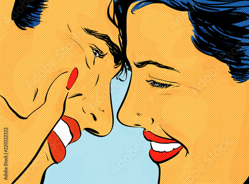 Jeune Couple Amoureux Souriant Heureux Dessin Pop Art Stock Illustration Adobe Stock Jeune Couple Amoureux Souriant Heureux Dessin Pop Art Stock Illustration Adobe Stock
