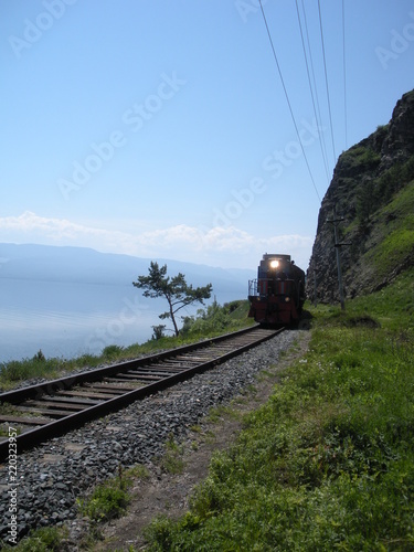 the railway around Baikal