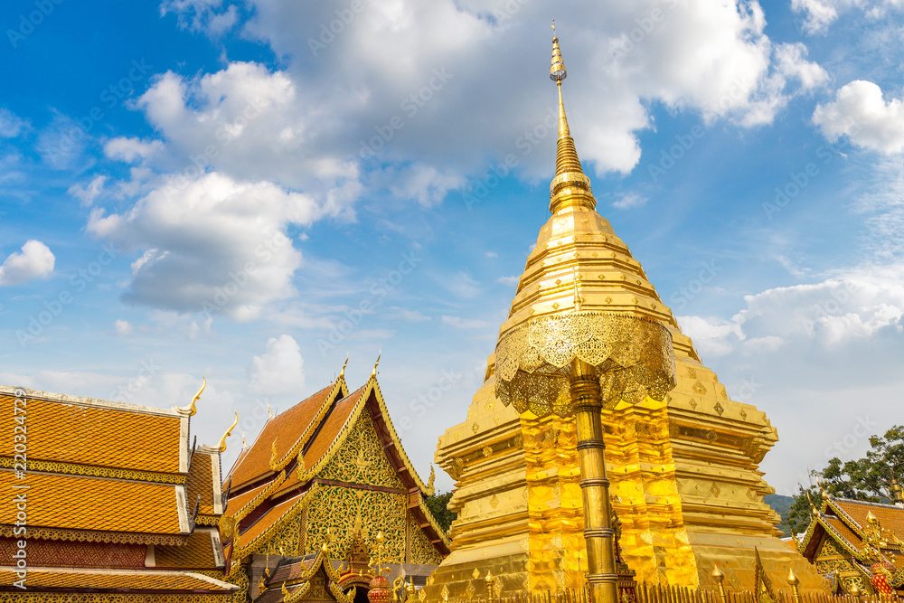Fototapeta premium \Wat Phra That Doi Suthep in Chiang Mai