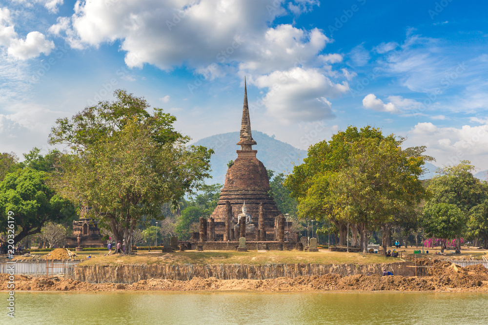 Naklejka premium Park historyczny Sukhothai