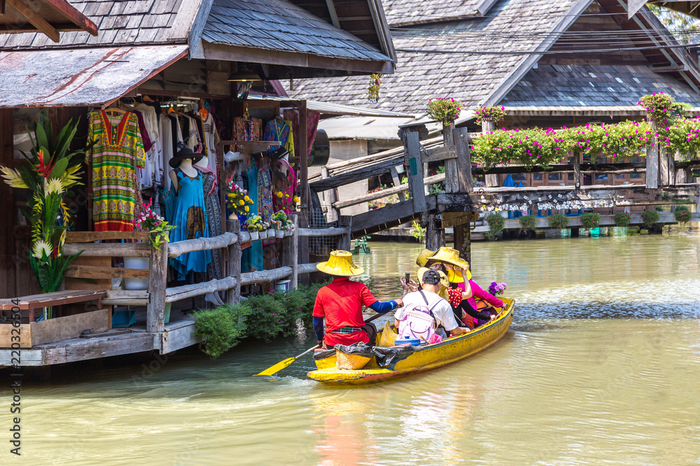 Obraz premium Floating Market in Pattaya