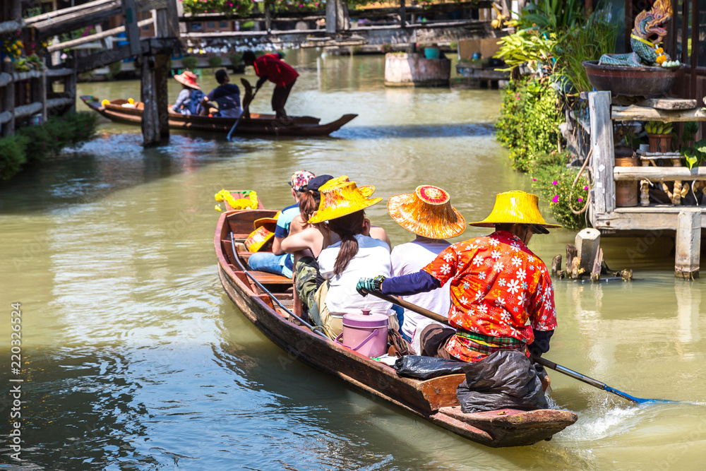 Obraz premium Floating Market in Pattaya