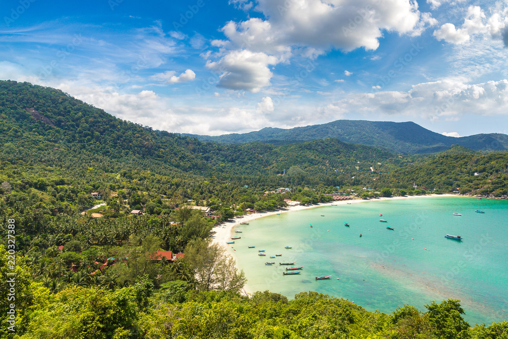 Beach on Koh Phangan island, Thailand