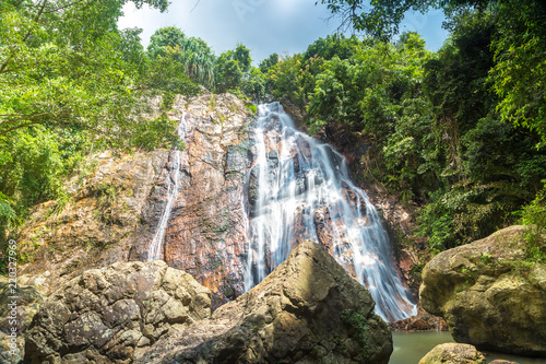Namuang waterfall on Koh Samui photo
