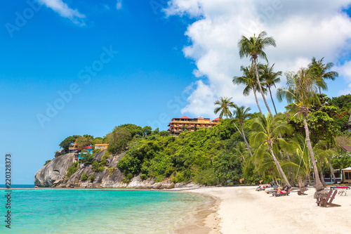 Leela beach on Phangan island 